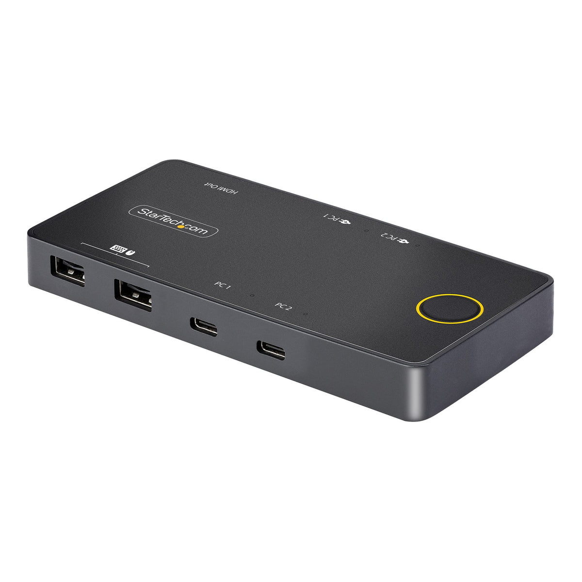 StarTech 2-PORT USB-C KVM SWITCH, SINGLE-4K 60HZ HDMI MONITOR, DUAL-100W POWER DELIVERY P