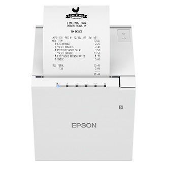 Epson M30III 3" receipt, USBA,B,C,ethernt, wht