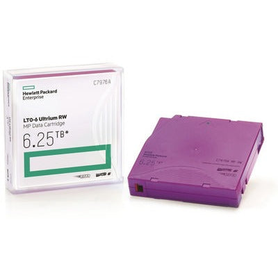 HEWLETT 20PK LTO6 ULTRIUM 6.25TB 846M MP RW NON CUSTOM LABELED DATA PL 7A
