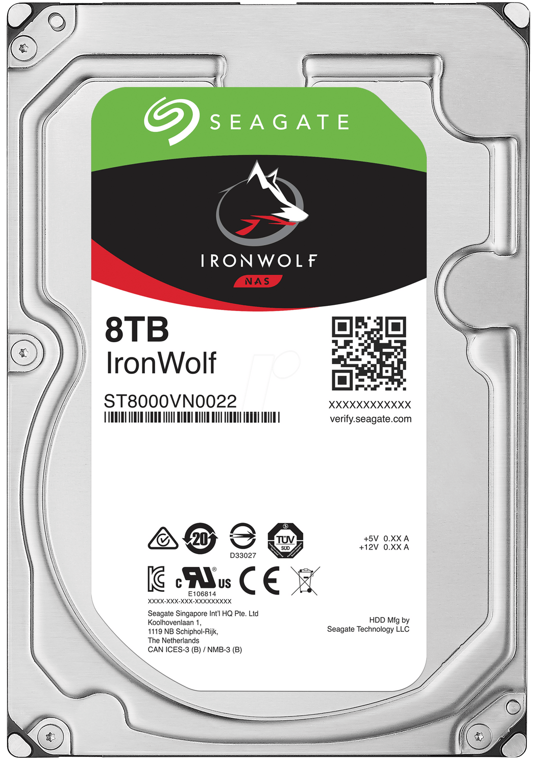 SEAGATE 8TB HD SATA 7.2K LFF 6G
