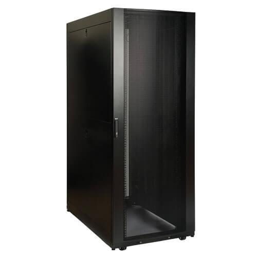 EATON TRIPP LITE SERIES 45U SMARTRACK DEEP AND WIDE RACK ENCLOSURE CABINET WITH