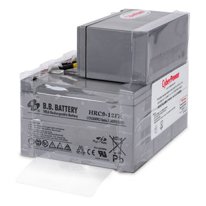 4 X 12V/9AH BATTERIES, 18-MONTH WTY
