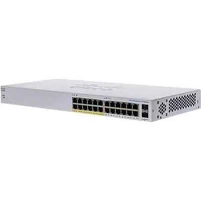 Cisco CBS110 Unmanaged 24-port GE, Partial PoE, 2x1G SFP Shared