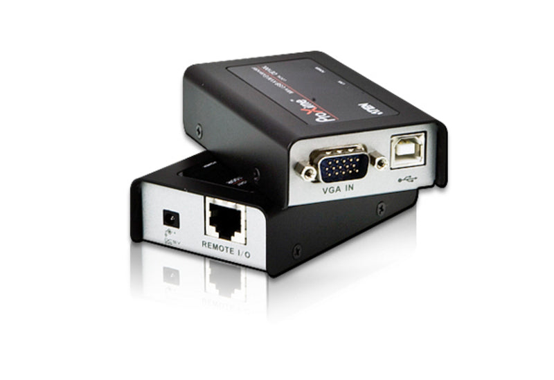 ATEN THE CE100 USB MINI KVM EXTENDER ALLOWS ACCESS TO A REMOTE COMPUTER FROM A LOCATI