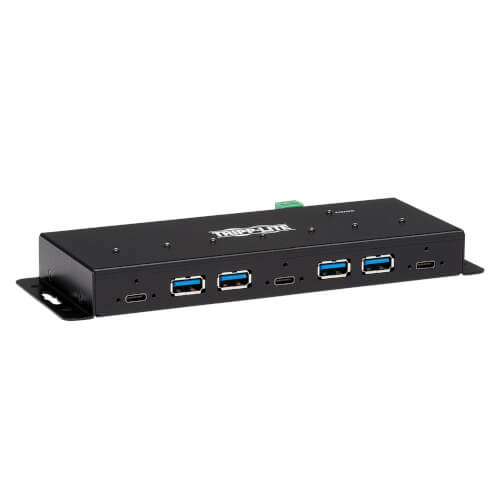 EATON TRIPP LITE SERIES INDUSTRIAL 7-PORT USB-C HUB, USB 3.X GEN 2 (10GBPS), 4X