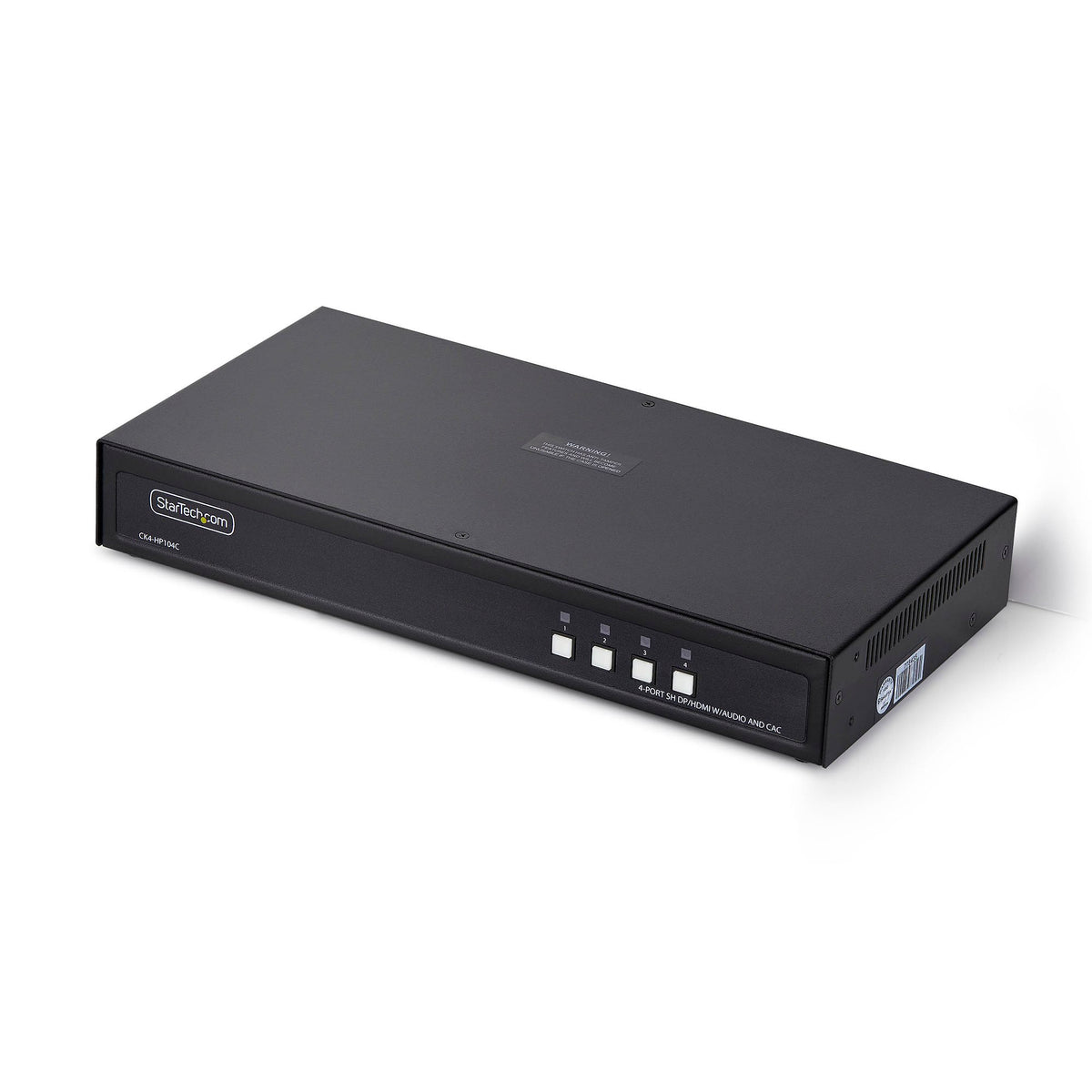 StarTech SECURE 4-PORT KVM SWITCH, HDMI OR DISPLAYPORT, 4K 60HZ, NIAP 4.0 DESKTOP KVM, ME