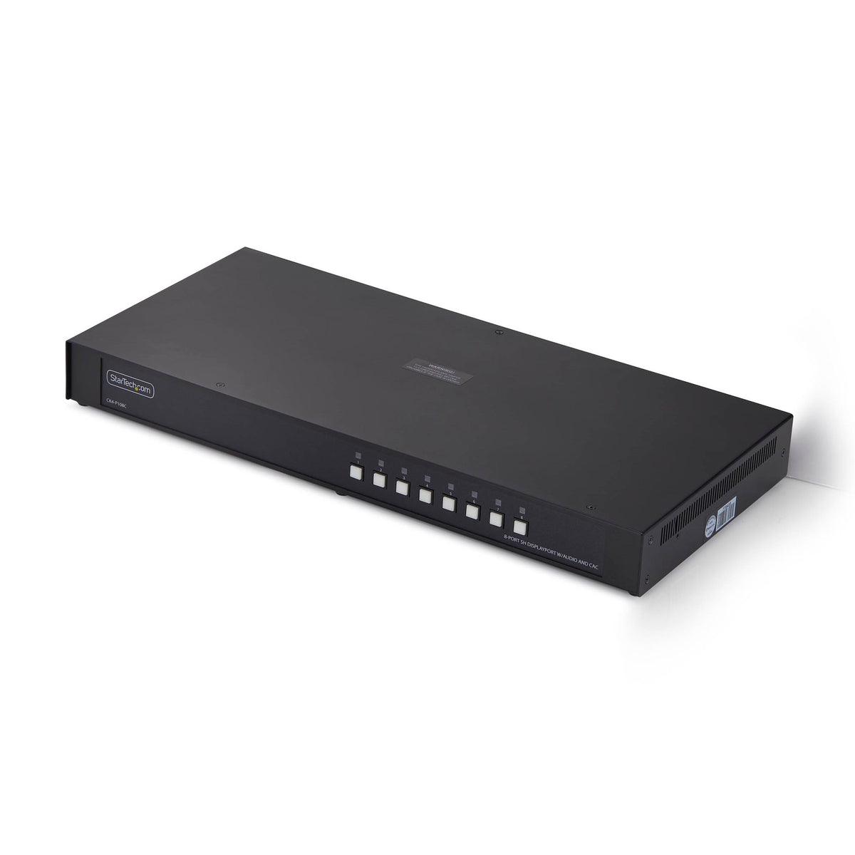 StarTech SECURE 8-PORT DISPLAYPORT KVM SWITCH, 4K 30HZ, NIAP 4.0 DESKTOP KVM, METAL HOUSI