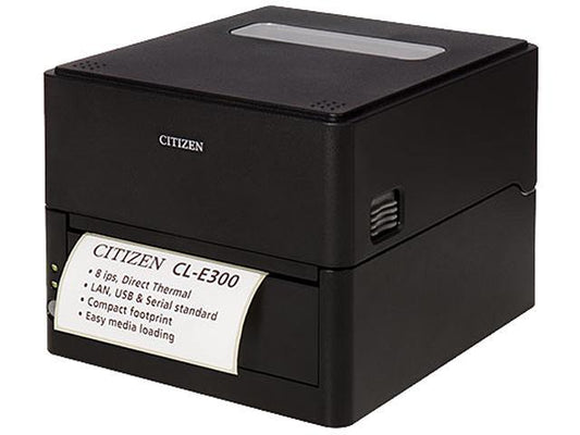 Citizen Barcode Label DT, 203 DPI, USB, LAN & Serial, BK