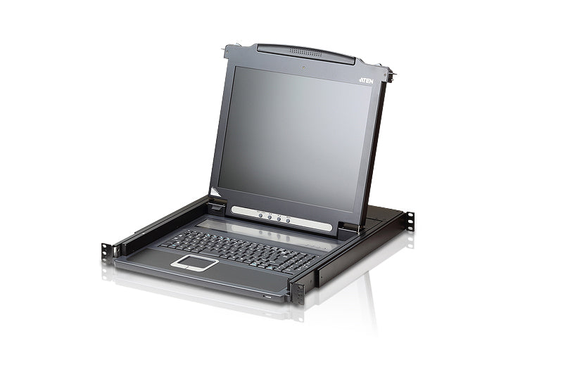 ATEN INTEGRATED KVM CONSOLE 17IN LCD SINGLE RAIL
