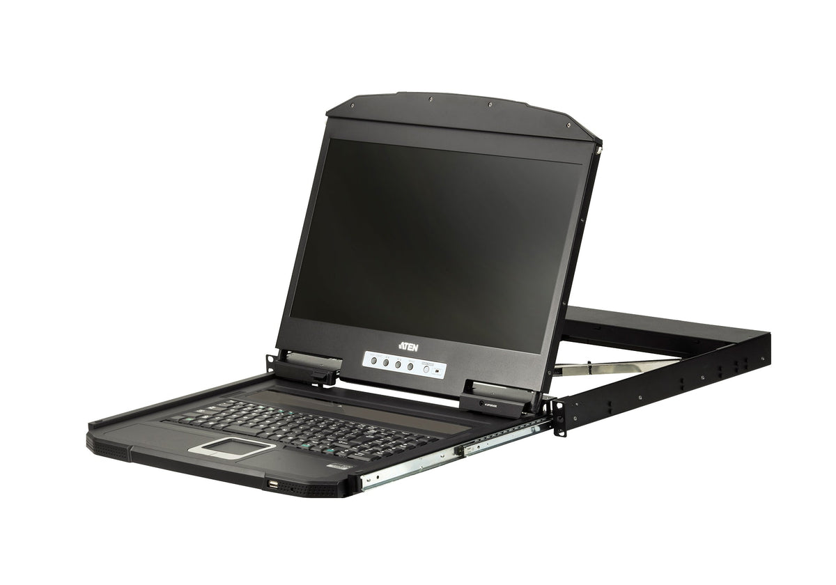 ATEN 19 ULTRA SHORT DEPTH WIDE SCREEN LCD CONSOLE HDMI/USB