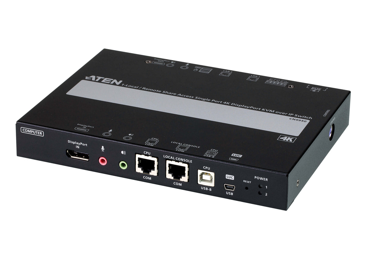 ATEN 4K-30 SINGLE PORT DISPLAYPORT KVM OVER IP SLIM VERSION