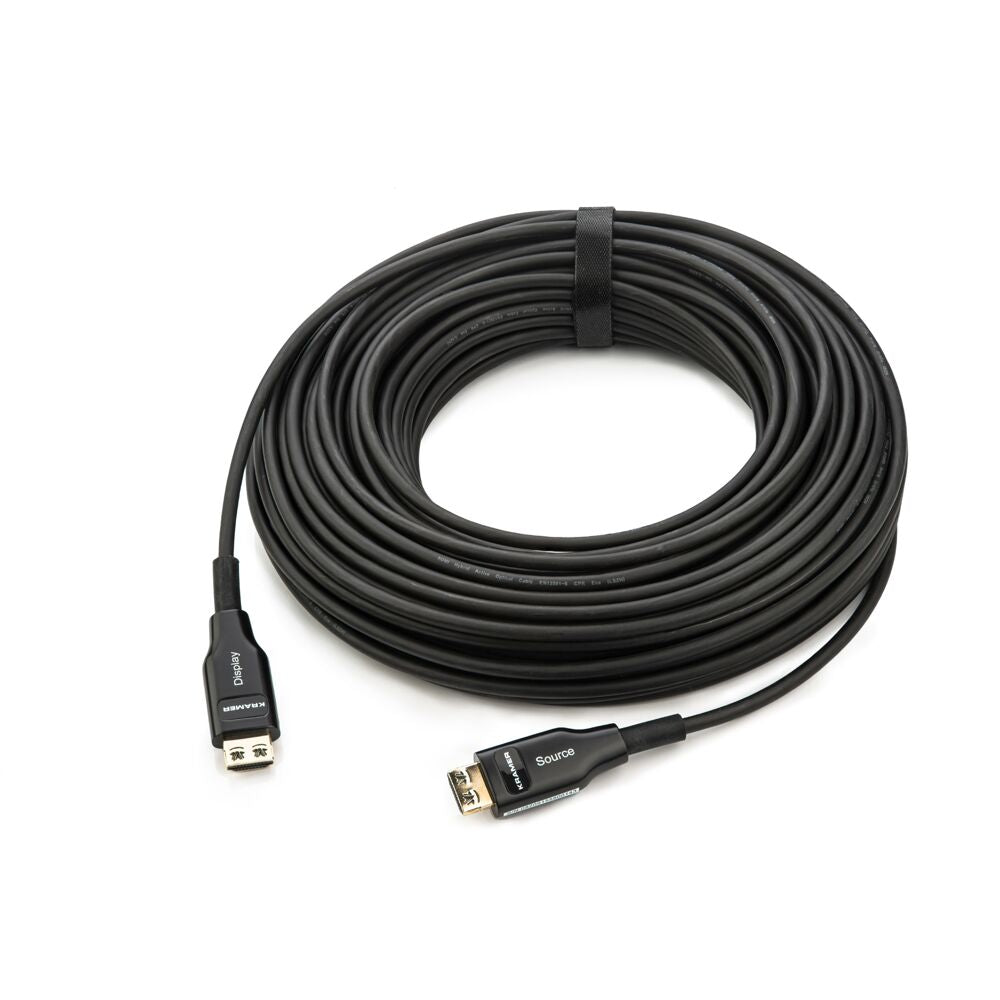 KRAMER 4K Active Optical UHD Pluggable HDMI Cable Plenum rated