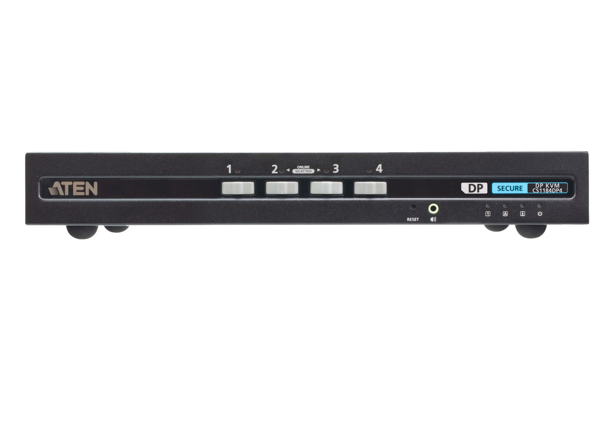 ATEN 4-PORT USB DP SINGLE DISPLAY PP4.0 SECURE KVM