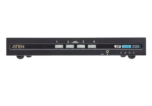 ATEN 4-PORT USB DP SINGLE DISPLAY PP4.0 SECURE KVM