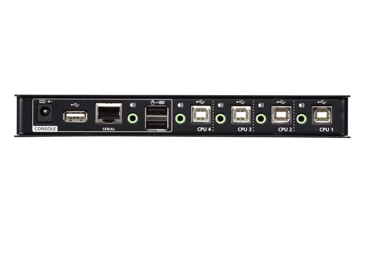 ATEN 4-PORT USB BOUNDLESS KM SWITCH (CABLES INCLUDED)