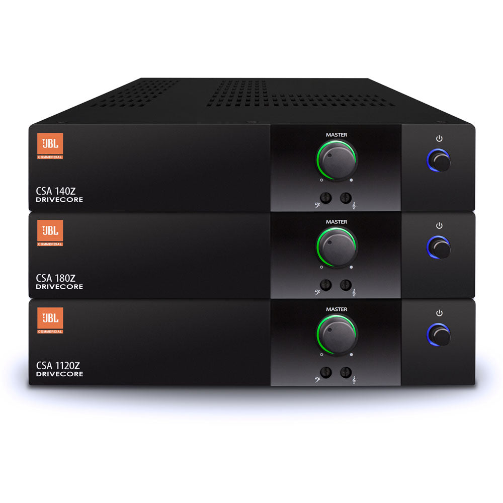 JBL 1 x 120W DriveCore Amplifier Fanless 1U Half-Rack Mounting kit
