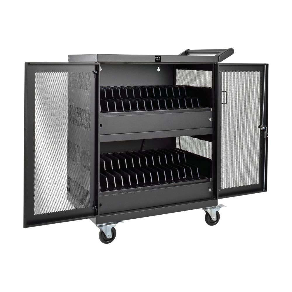 EATON MULTI-DEVICE CHARGING CART, 32 AC OUTLETS, CHROMEBOOKS AND LAPTOPS, WALL-MOUNT O