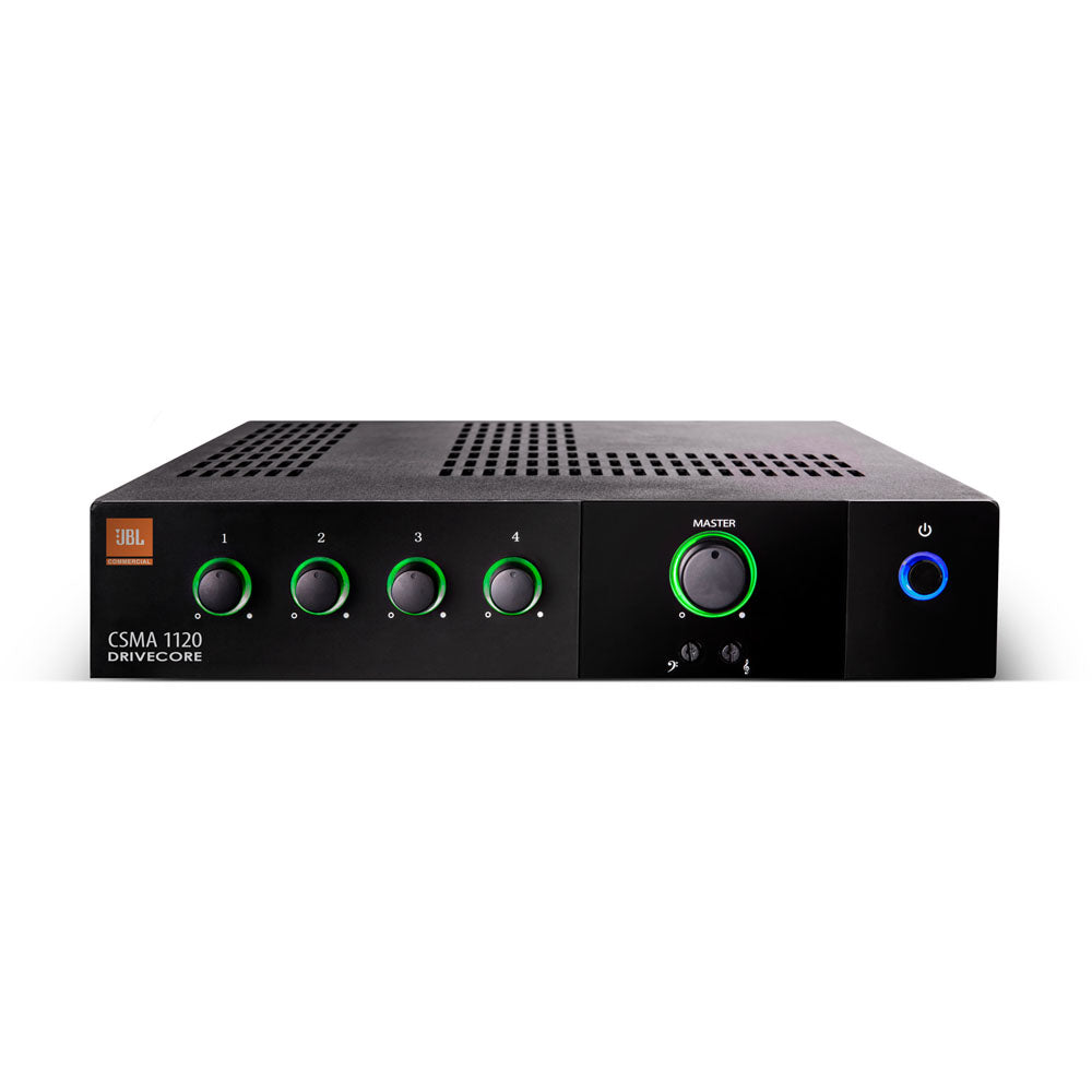 1 x 80W Mixer-Amplifier 1U Half-Rack