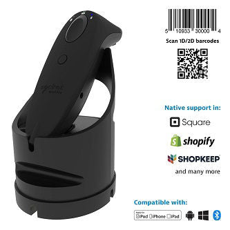 SocketScan S740 v21, Universal Barcode Scanner, Black & Black Dock