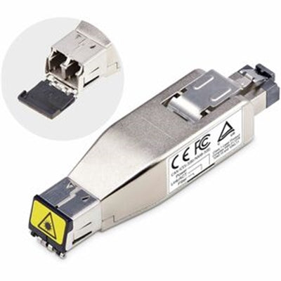 StarTech GIGABIT FIBER TO RJ45 ETHERNET MEDIA CONVERTER DONGLE, OPTICAL SINGLEMODE 10KM/M