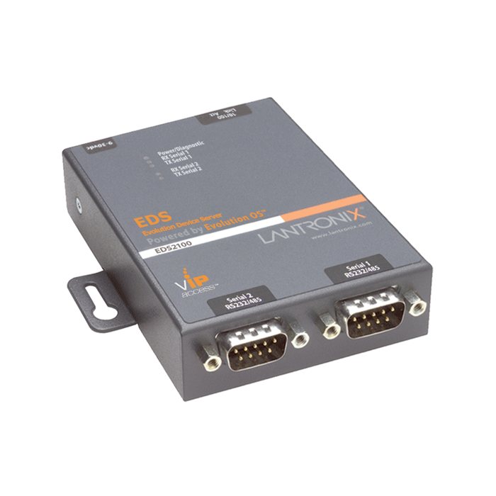 2 PORT SECURE DEVICE SERVER, INTERNATIONAL PSU, ROHS