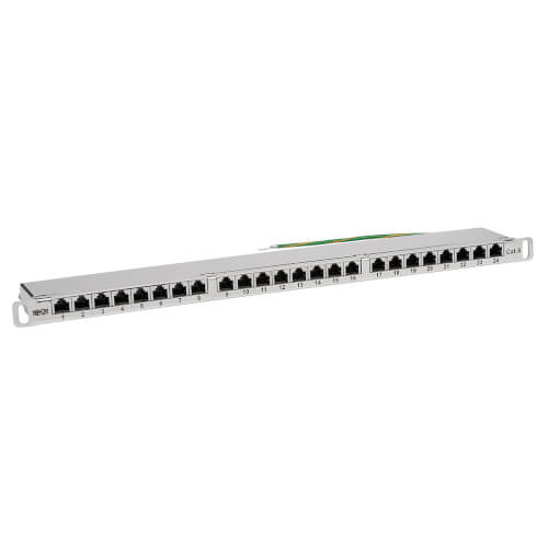 EATON TRIPP LITE SERIES CAT5E/CAT6 24-PORT PATCH PANEL - SHIELDED, KRONE IDC, 56