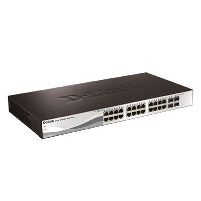 D 24 Port Gigabit Web Smart PoE