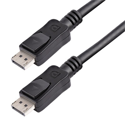 StarTech 6 FT CERTIFIED DISPLAYPORT 1.2 CABLE WITH LATCHES M/M - DISPLAYPORT 4K WITH HBR2