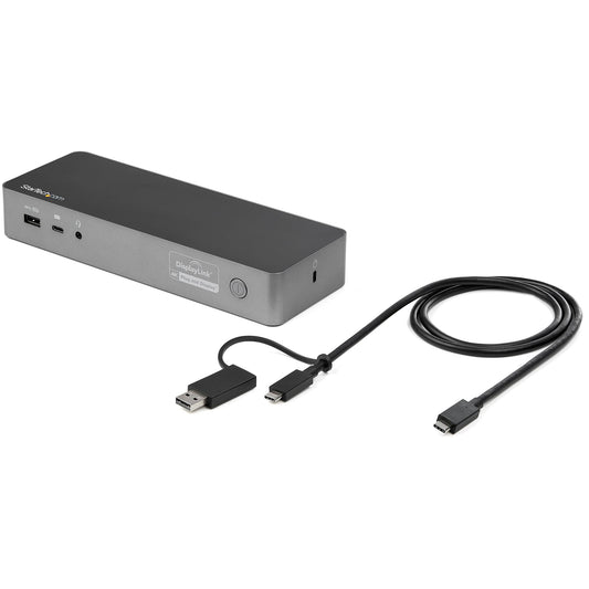 StarTech DUAL MONITOR USB C USB A DOCK TYPE C DOCKING STATION USBC DOCK