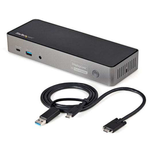 StarTech TRIPLE MONITOR USB C USB A DOCK TYPE C DOCKING STATION USBC DOCK