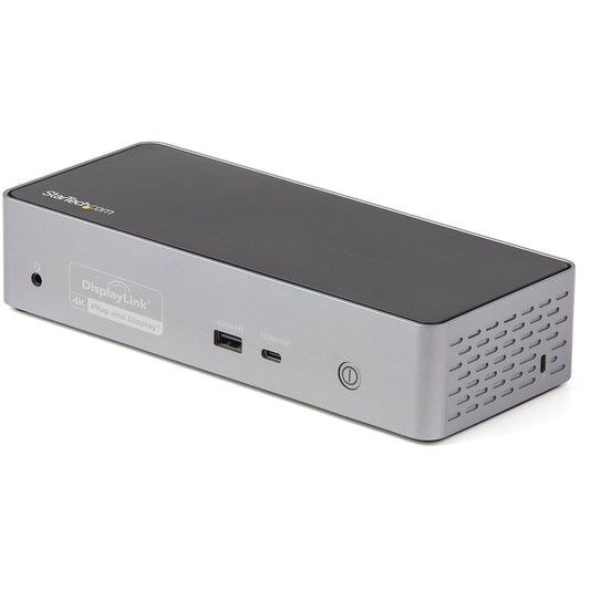 StarTech 4 MONITOR USB C DOCK 100W POWER QUAD MONITOR DOCKING STATION