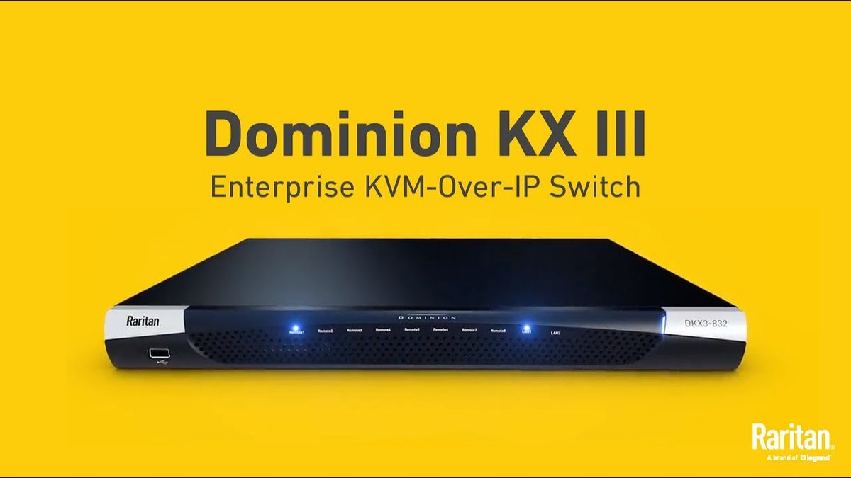 RARITAN 8PORT 8USER DOMINION KX III