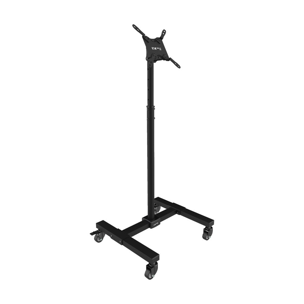 EATON MOBILE CART TV STAND HEIGHT ADJUSTABLE LOCKING CASTERS 13-42IN