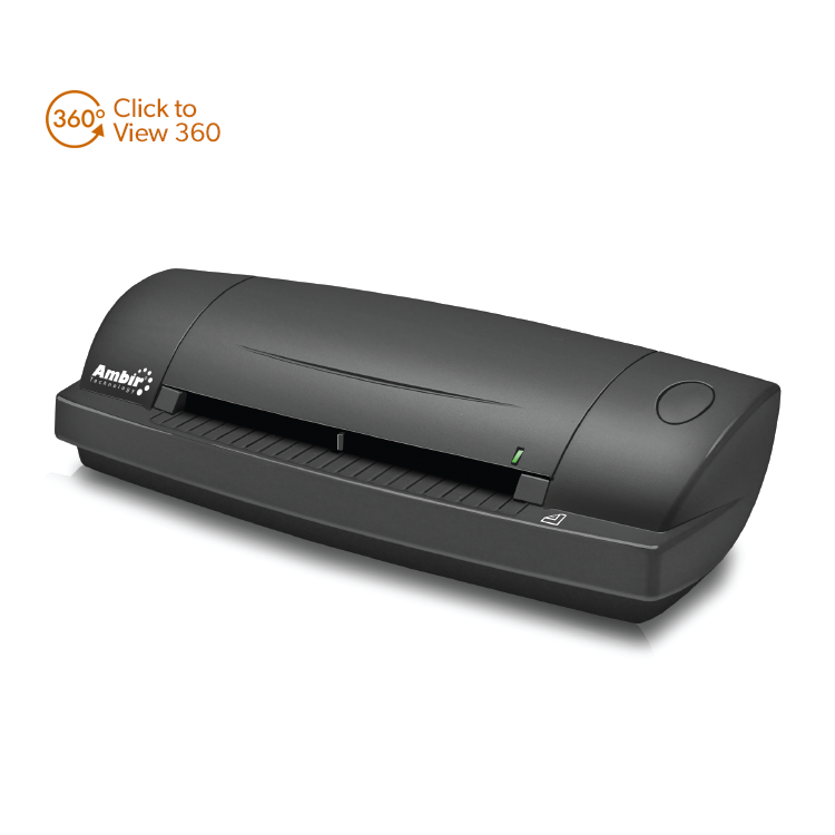 AMBIR DP687 - 4.13 IN X 10 IN - CARD SCANNER - DESKTOP - 48-BIT INTERNAL COLOR, OUTPUT