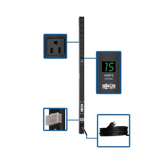 PDUMV15-36 - POWER DISTRIBUTION UNIT - VERTICAL (0U) - 100-127V - 1.52KW - (14)