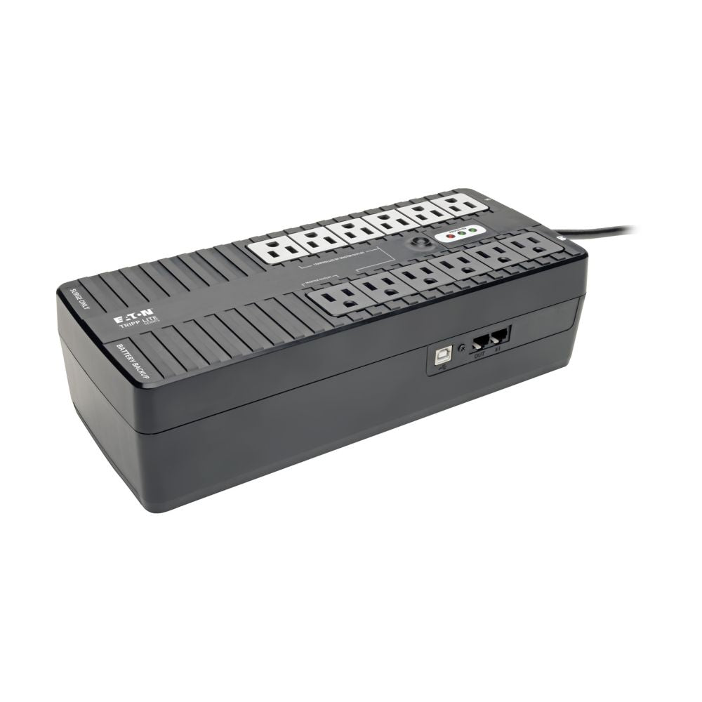 EATON UPS 750VA 450W ECO BACK UP 120V STANDBY GREEN USB/TEL 12 OUTLETS