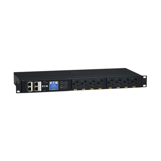 EATON SINGLE-PHASE MANAGED RACK PDU G4, 120V, 8 NEMA 5-20R OUTLETS, 16A, 1.9KW, L5-20P