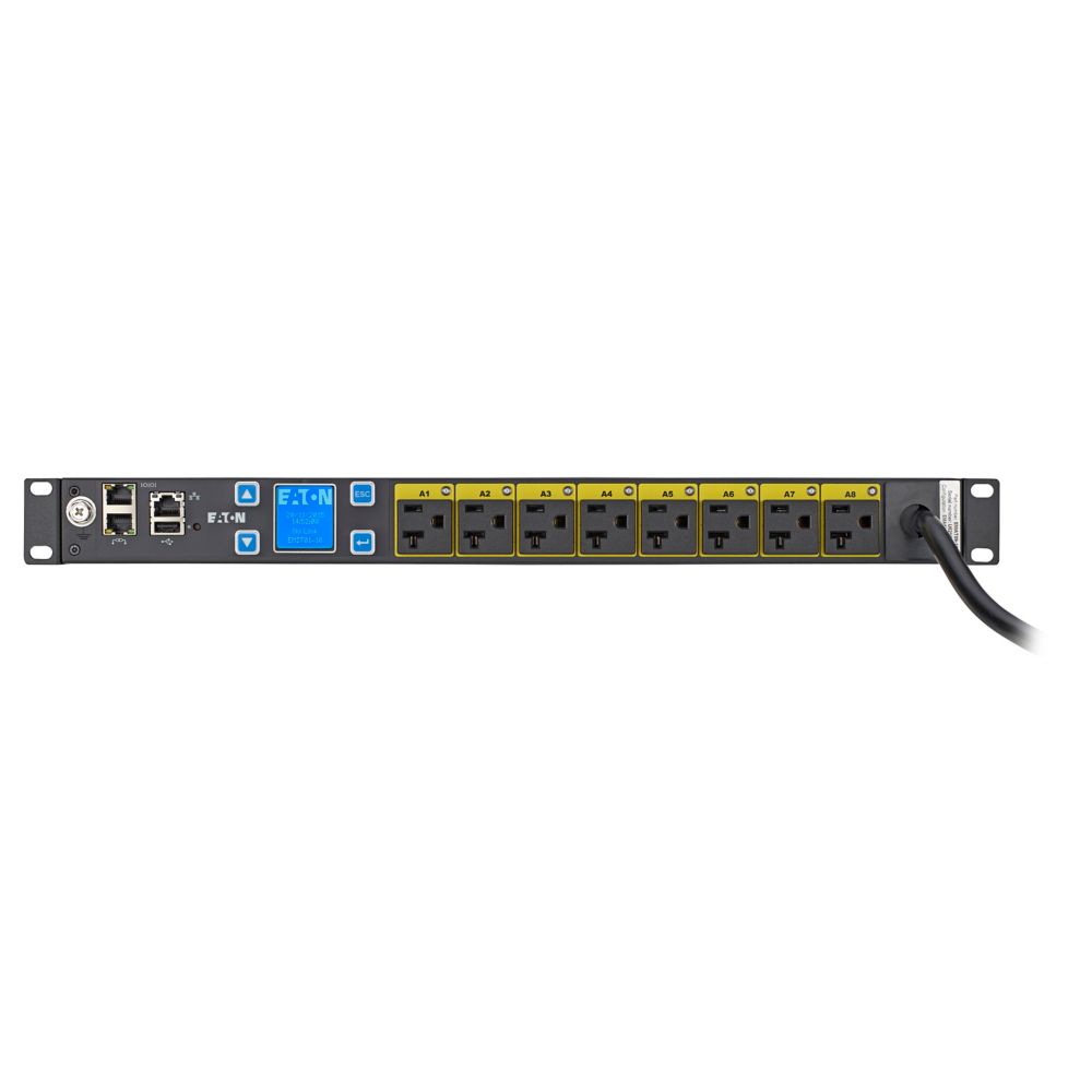EATON EPDU MA 1U IN 5-20P L520P 16A 1P OUT 8X5-20R