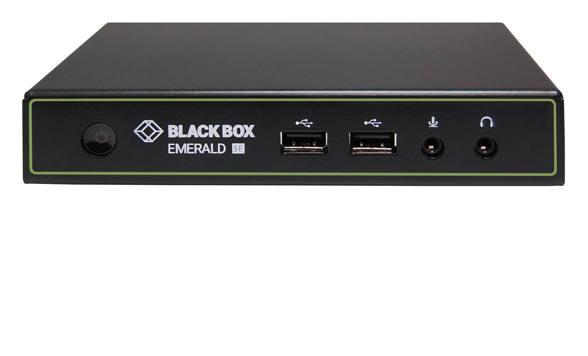 BLACK EMERALD SE HD DVI KVM OVER IP DUAL HEAD VUSB AUDIO RX