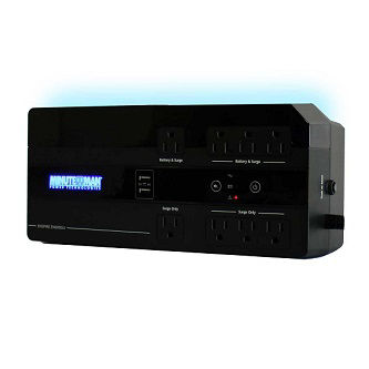 MINUTEMAN ENSPIRE SERIES: STANDBY UPS, 600VA/330W, 120VAC INPUT & OUTPUT, VOLTAGE RANGE 95