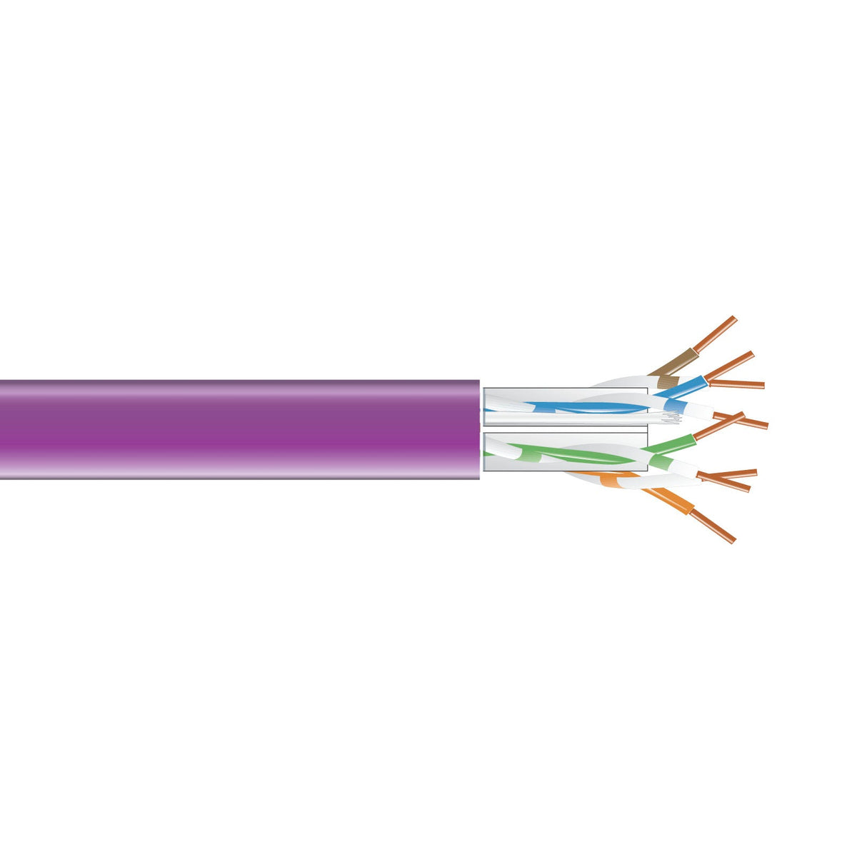 BLACK GIGATRUE CAT6, 550-MHZ SOLID BULK CABLE (UTP) IS DESIGNED FOR USE IN HIGH-PERFOR