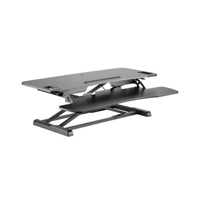 AMER SIT-STAND DESK CONVERTER RISER KEYBOARD MOUSE DECK