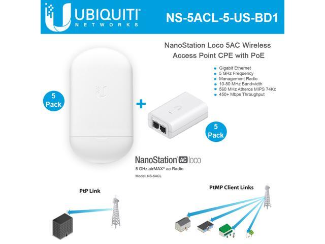 UBIQUITI NANOSTATION 5AC LOCO 5 PACK