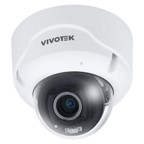 Vivotek V-Series 5MP AI IR IP Dome Cam 2.8-12mm P-Iris IP66 IK10