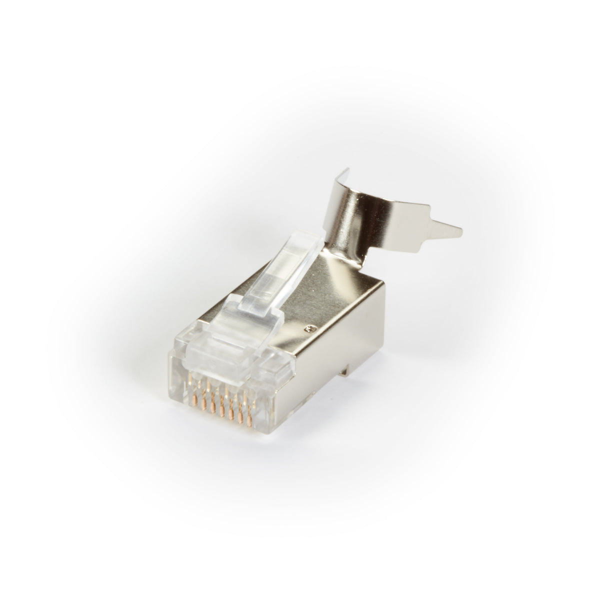 BLACK CAT6A RJ45 MODULAR PLUG - SHIELDED, 200-PACK