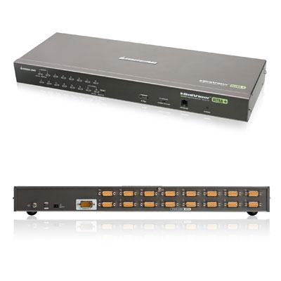 IOGear 16 Port USB PS 2 Combo KVM