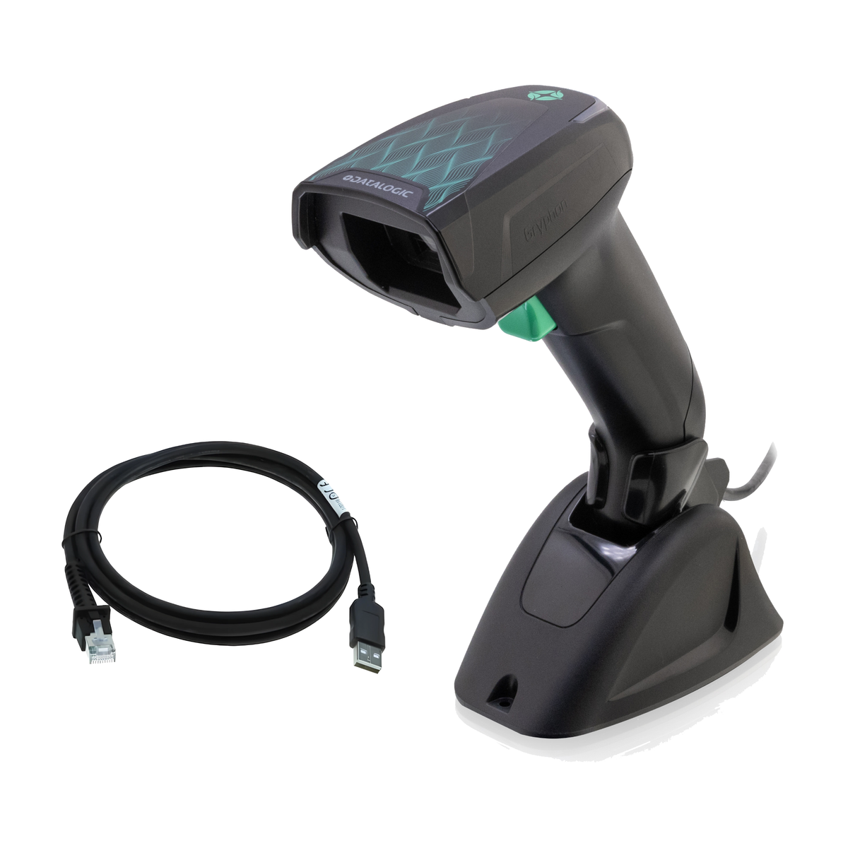 Datalogic GRYPHON D4690,BLK,HP,MULTI,USB KIT,BASE