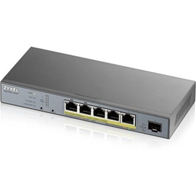 ZyXEL 5-Port Gigabit PoE+ L2 Web Managed Switch (60W) w/SFP Uplink