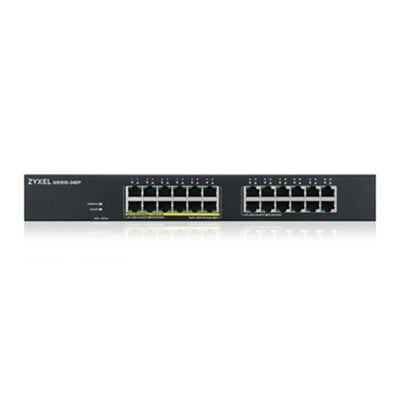 ZyXEL 24-Port GbE Smart Managed PoE Switch w/Nebula Cloud Option