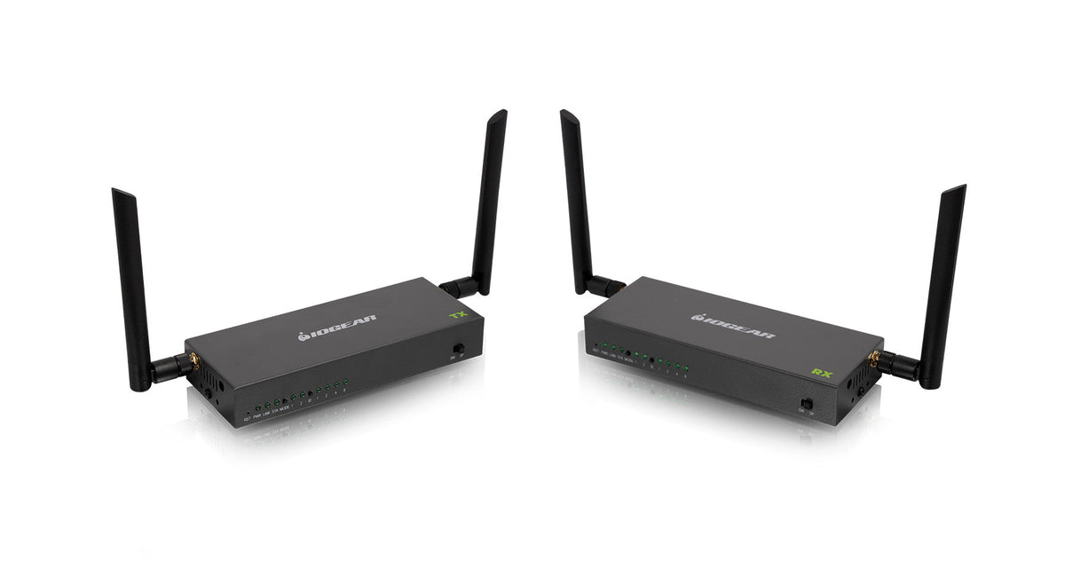 IOGEAR LONG RANGE WIRELESS 4K VIDEO TRANSMITTER & RECEIVER KIT WITH LOCAL PASSTH